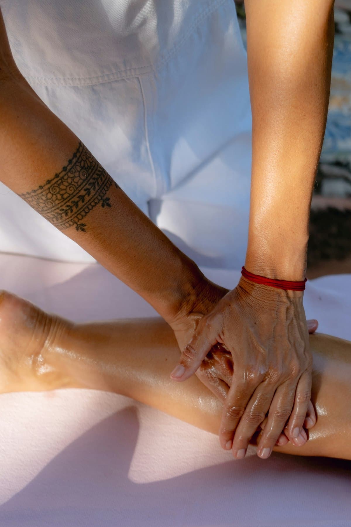 Ayurvedische Bein- und Fußmassage